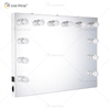Venetian Dressing Styles VXin WXDL-107 Sparkle Silver Hollywood Mirror Control de interruptor con 3 bombillas de colores