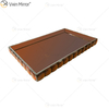 Espejo Vxin WXT-004, decoración moderna, bandeja de joyería rectangular con espejo marrón plateado