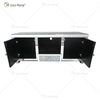 China Supply Modern European WXF-097-1 Crush Diamond Silver Crystal Tv Stand Furniture