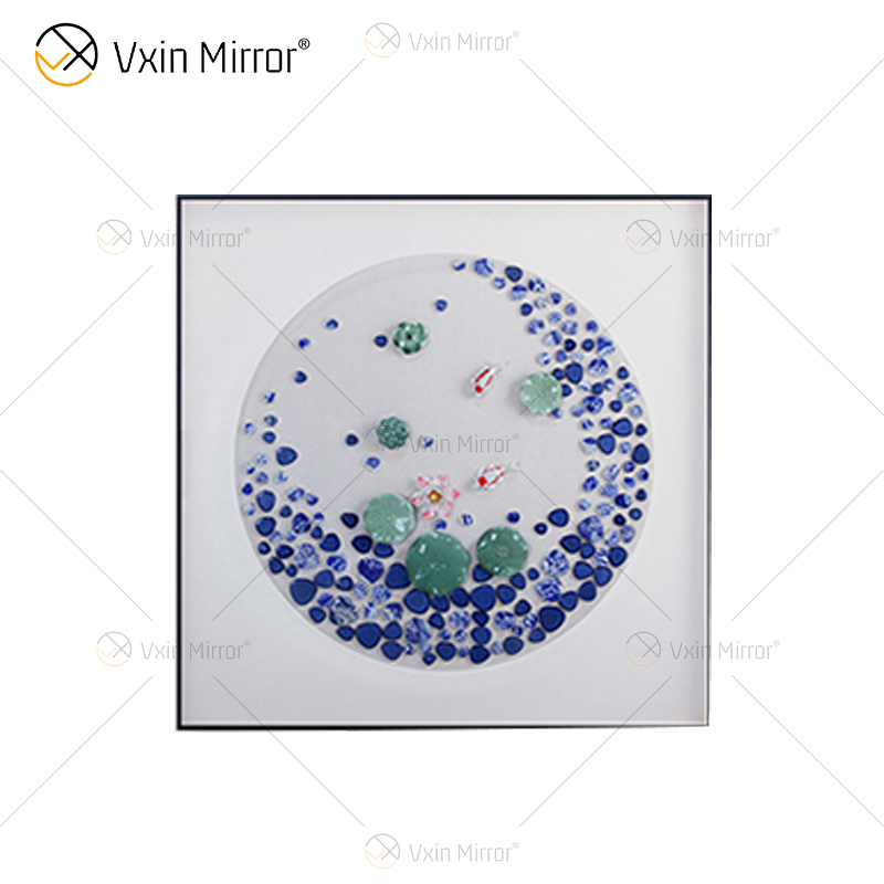 Vxin WXPA-050 Creative Beads Button Paint para la decoración del hogar Wall Art Metal Hanging Picture for Living Room Set para la venta