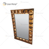 Gran oferta WXM-1118 decoración de pared marrón pared de lujo espejo 3d único para colgar en la pared