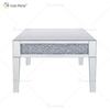 Mesa auxiliar personalizada Vxin WXF-170 Mesa de centro de plata hecha en casa con diamante triturado