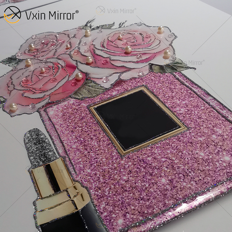 Increíble calidad Vxin Pearl Diamond Metal Wall Art Decor Decoración del hogar Sala de estar de lujo enmarcada para el hogar Set para la venta