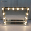 Venetian Styles WXDL-105 Espejo de tocador iluminado con cristal plateado con 12 bombillas para sofás de sala de estar