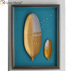 El más nuevo Vxin WXPP-39 3D arte de pared abstracto Metal arte de la pared decoración hogar Decoración lujo sala de estar enmarcada para el hogar conjunto para la venta