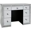 Venta al por mayor WXWF-696 tocador diseños espejo para muebles de dormitorio moderno lujo Crush Diamond tocador