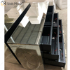 Gabinete de estilo clásico WXF-817 Cajones Muti modernos plateados Armario espejado Tamaño personalizado