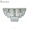 Vxin Factory Supply WXS-007-2 Decoración de pared plateada Vidrio plateado y espejo de cristal Estante de pared para pared