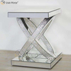 Mesa auxiliar moderna, muebles con espejo, mesa auxiliar, pasillo de Hotel, mesa de consola con espejo para muebles de sala de estar, WXF-295