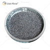 Gran oferta WXMT-015 bandeja redonda con espejo de diamante triturado de plata de decoración moderna