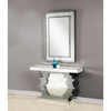 Vxin Furniture Modern French Elegant Silver Mirror Consola Mesa Mesa Muebles