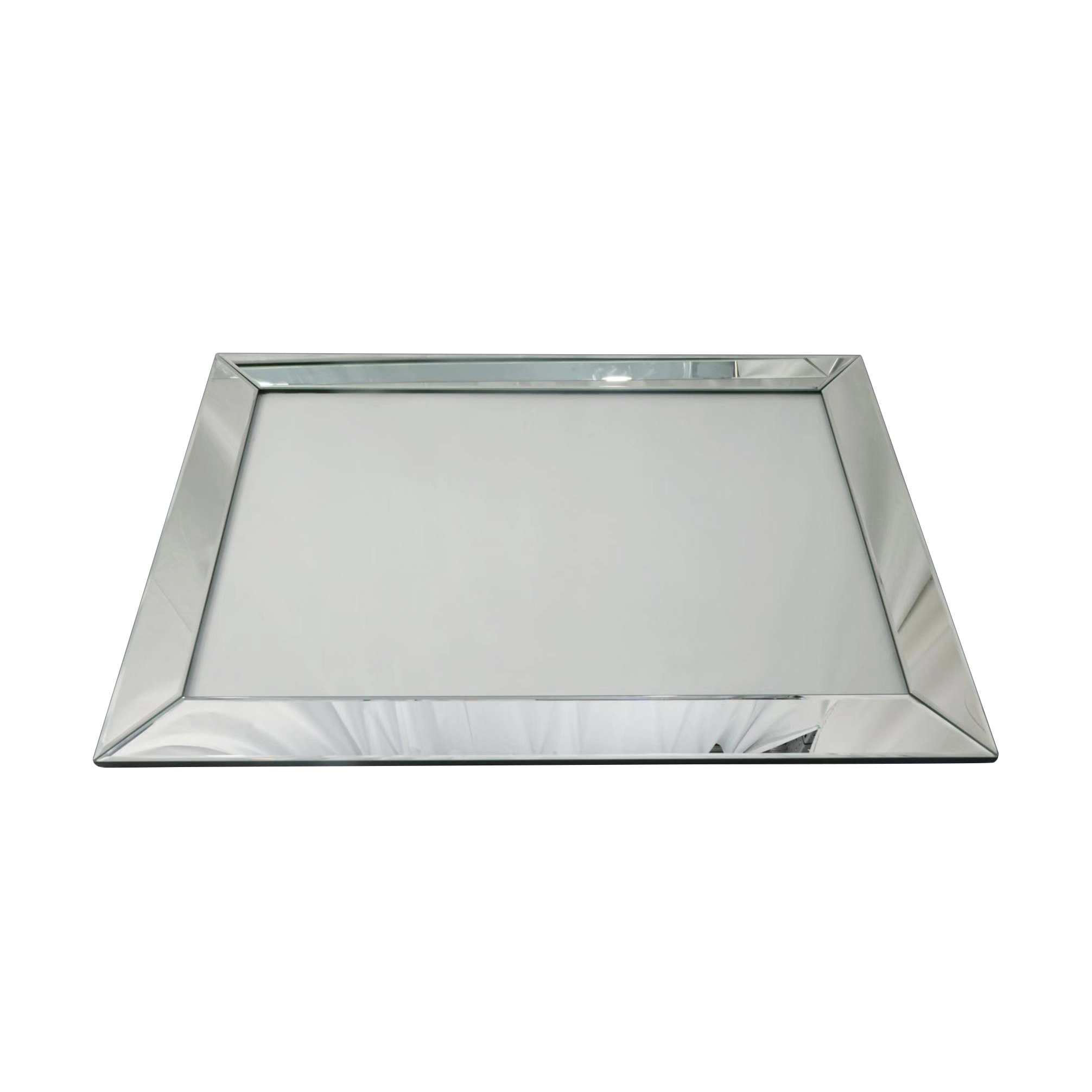 Gran oferta WXP-11 decoración moderna de plata para el hogar espejo hecho a mano marco de fotos decoración de espejo