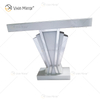 Una venta Decoración para el hogar WXF-1218 Mesa de consola con espejo Marco blanco Mesa de consola de pared larga y estrecha de estilo europeo más popular