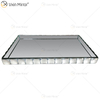 Espejo Vxin WXT-004, decoración moderna, bandeja de joyería rectangular con espejo marrón plateado