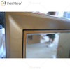 Aparador de diseño dorado Champage WXF-268 Gabinete de armario con espejo de lujo con cajones Muti