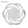 Directo de fábrica Diseño OO espejado para sala de estar con mesa de consola de diamante triturado Mesa de pasillo para tienda de hotel en casa