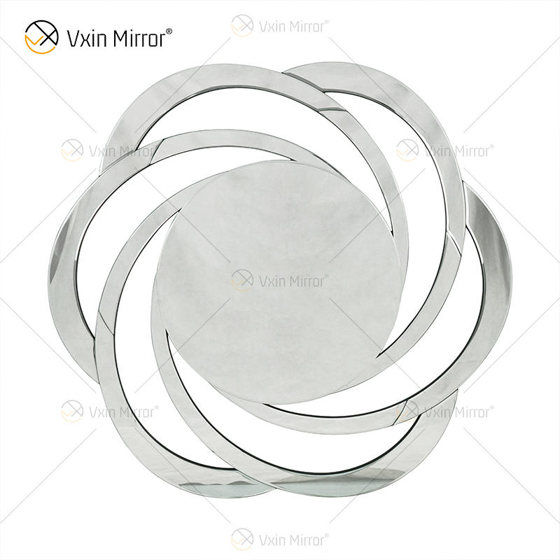 Directo de fábrica Diseño OO espejado para sala de estar con mesa de consola de diamante triturado Mesa de pasillo para tienda de hotel en casa