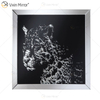 VXin WXMA-19 decoración del hogar marco de cristal espejado guepardo arte de pared cristal porcelana pintura espejo arte de pared