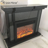 Venta caliente espejo Vxin WXWF-020 Chimenea de espejo de diamante triturado