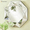 VXin Mirror WXM-1719 Moden Silver Glass 3D Decorativo Espejo de pared Decoración para el hogar para sala de estar Dormitorio