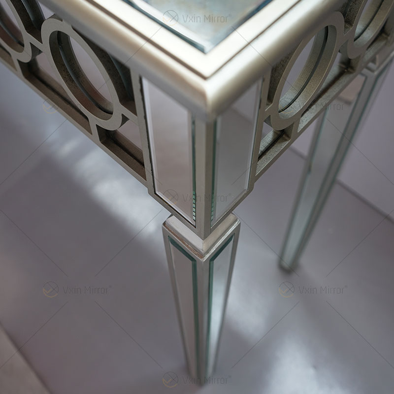 WXWF-638 Coffee Crushed Diamond Sparkly Mesa auxiliar para sala de estar