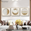 Increíble calidad Vxin WXPA-017 Arte de la pared de metal Decoración Piezas de decoración del hogar Sala de estar de lujo enmarcada para el hogar Conjunto para la venta
