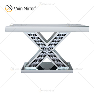 Venta caliente Producto de China WXF-087 Mesa de sala Mesa de consola dorada moderna