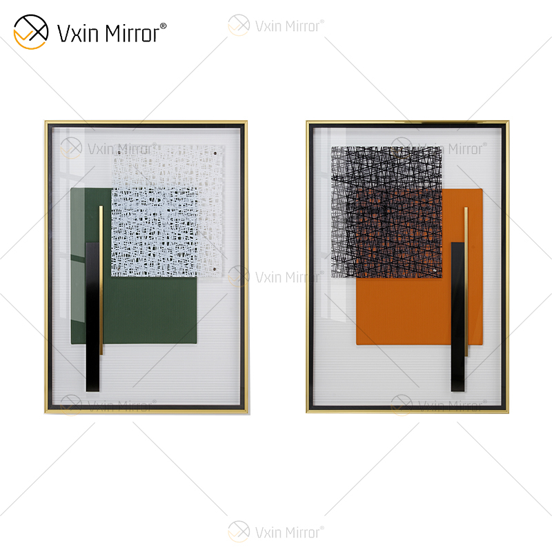 Increíble calidad WXPA-55 Abstracción creativa Arte de la pared Decoración Decoración para el hogar Sala de estar de lujo enmarcada para el hogar Conjunto para la venta