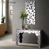 Vxin Furniture Modern French Elegant Silver Mirror Consola Mesa Mesa Muebles