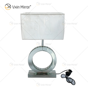 Fuente de fábrica WXT-005 Lámpara de mesa de plata moderna para lámpara de espejo de dormitorio
