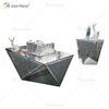 Suministro de fábrica WXF-711-1 Mesa auxiliar Acylic Mesa de centro con espejo moderno Mesa de centro con espejo pulido