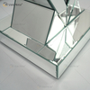 Barato Nuevo diseño Vxin WXF-115-1 Decoración para el hogar Mesa auxiliar de diamantes triturados Mesa auxiliar de muebles de espejo de plata