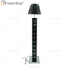 WXFL-027 de estilo gótico, lámpara de pie de cristal plateado para sala de estar con pantalla para lámpara de espejo de Hotel