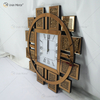 Reloj espejado WXMC-082 Diamante triturado Marrón Reloj redondo de lujo