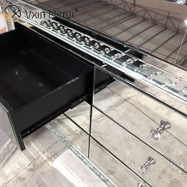 Venta caliente Nuevo diseño WXF-2139 LED Octagonal Simple Moda Maquillaje Espejo Gabinete Partido LED