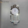 Reloj de mesa rectangular con espejo plateado cristalino WXMC de nuevo diseño de fábrica