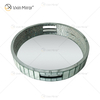 Elegant Decor Beads WXMT-017 Modern Crystal Silver Mirrored Bandeja redonda