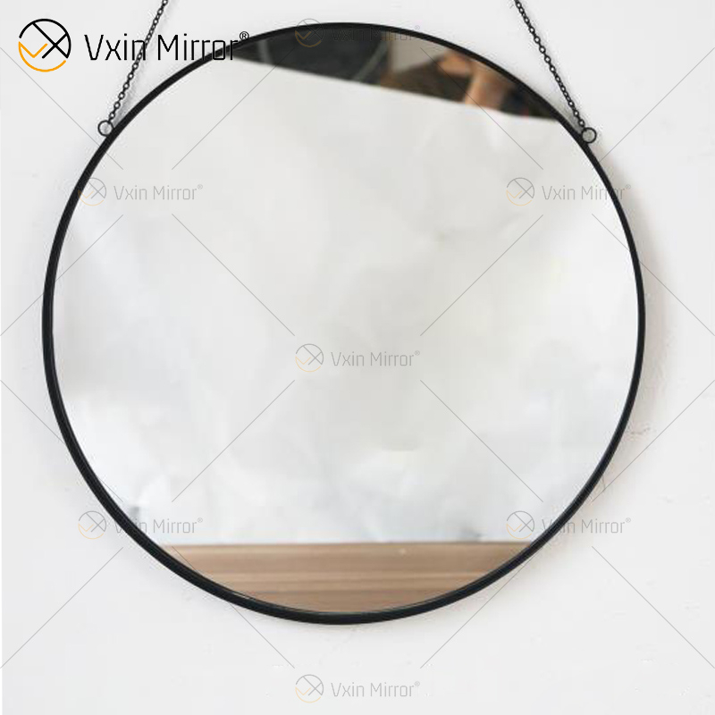 Golden Vxin Decoración de pared única Marco de metal dorado Espejos decorativos Espejo de pared simple y elegante de lujo