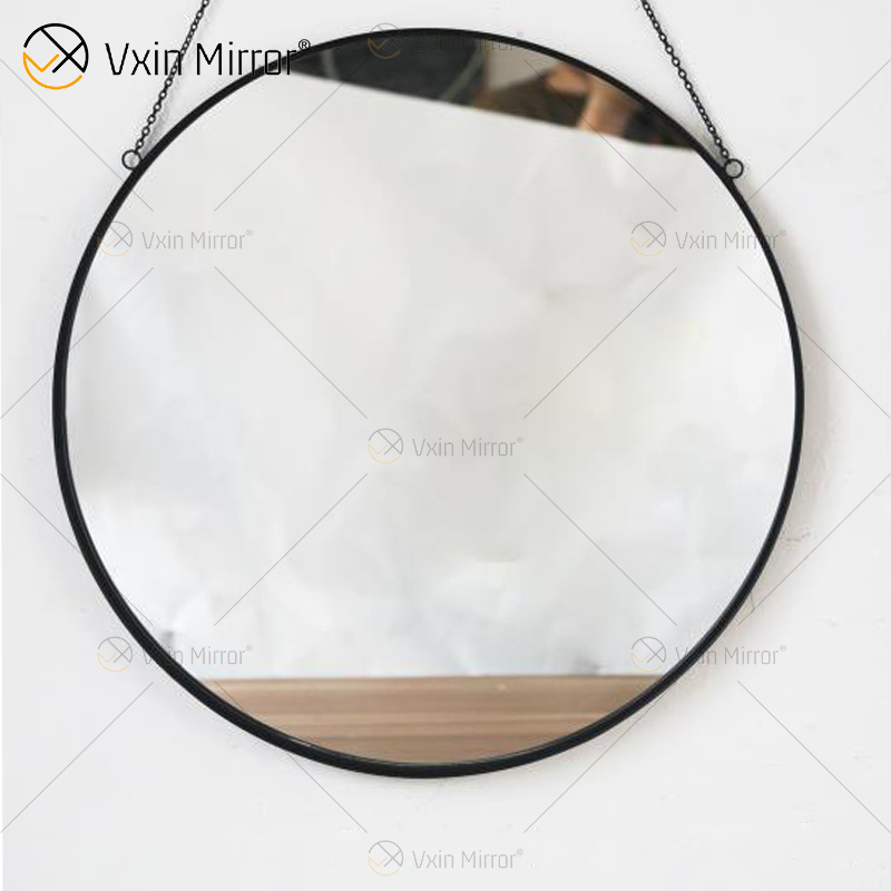 Golden Vxin Decoración de pared única Marco de metal dorado Espejos decorativos Espejo de pared simple y elegante de lujo
