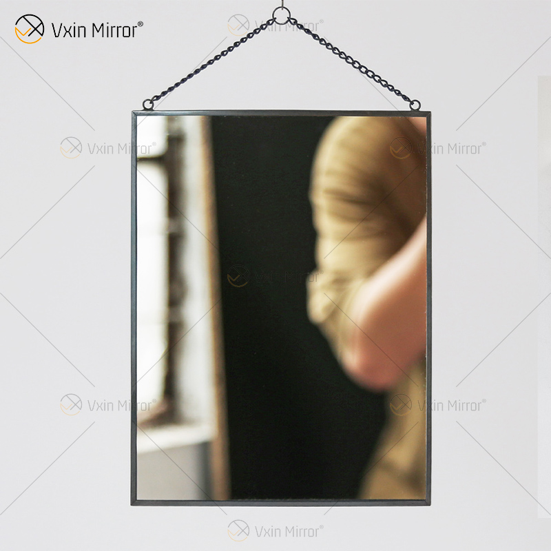 Golden Vxin Decoración de pared única Marco de metal dorado Espejos decorativos Espejo de pared simple y elegante de lujo