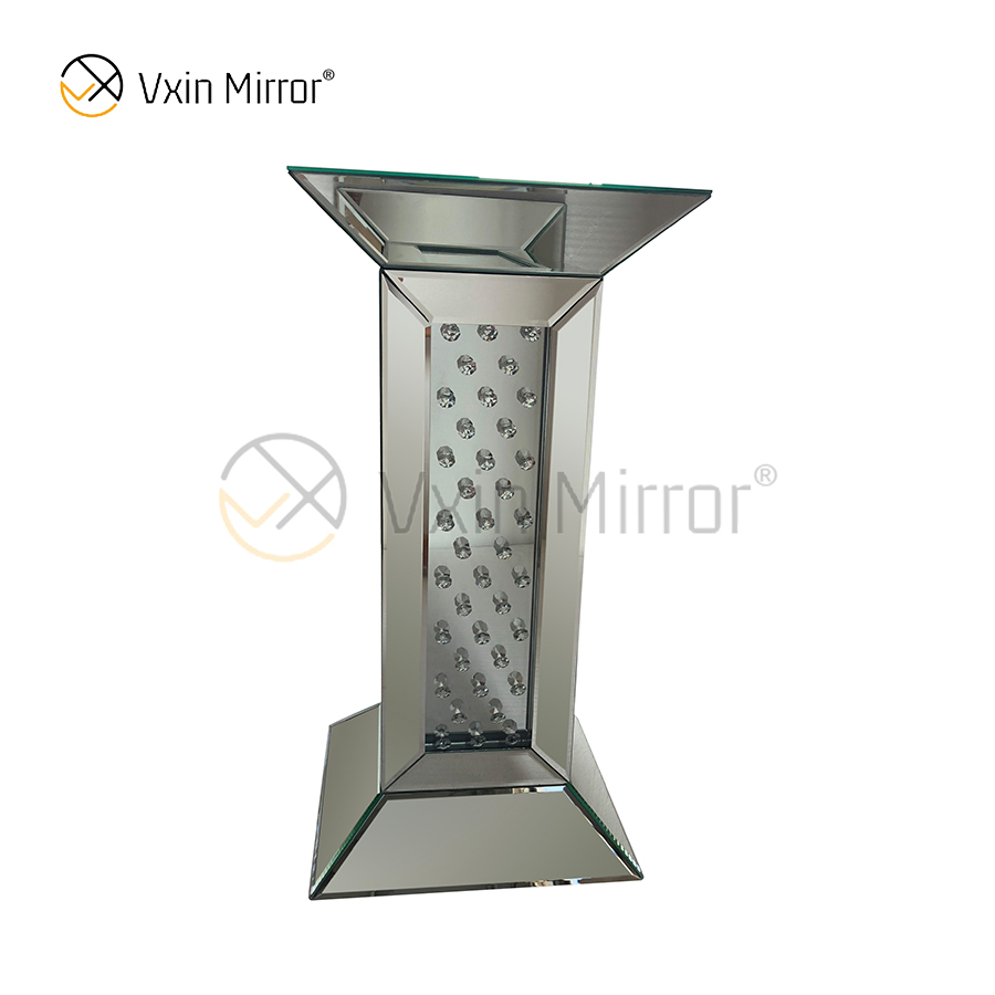 Vxin Mirrored Furniture WXF-764 Mesa auxiliar moderna y elegante de cristal de diamante