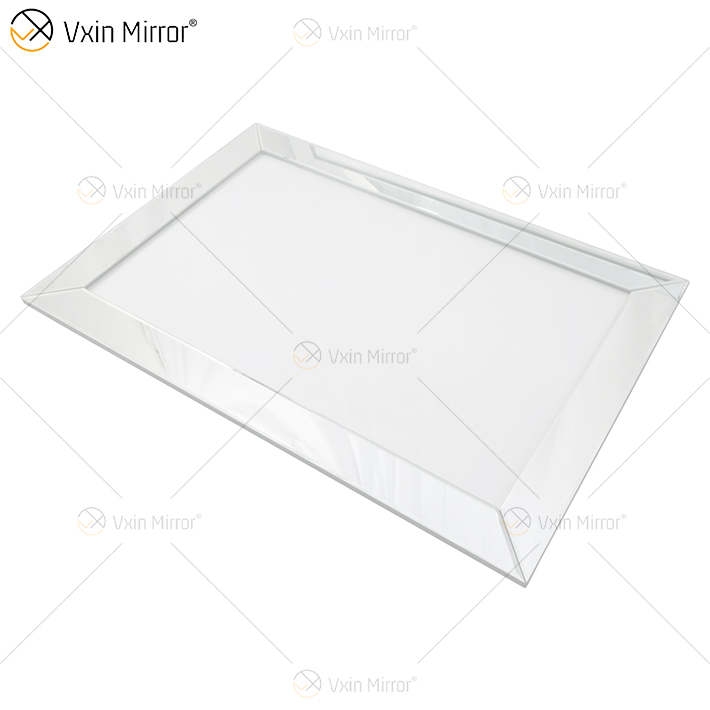 Gran oferta WXP-11 decoración moderna de plata para el hogar espejo hecho a mano marco de fotos decoración de espejo