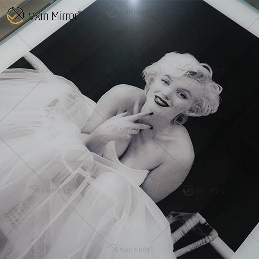 VXin WXPP-19 decoración del hogar marco de cristal espejo diosa retrato pared arte cristal porcelana pintura espejo pared arte