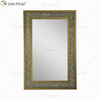 Venta al por mayor WXM-1759 Gold Factory Supply Design Decorar 3 colores Diamante triturado Muebles Espejos Decoración Salón Espejo de pared