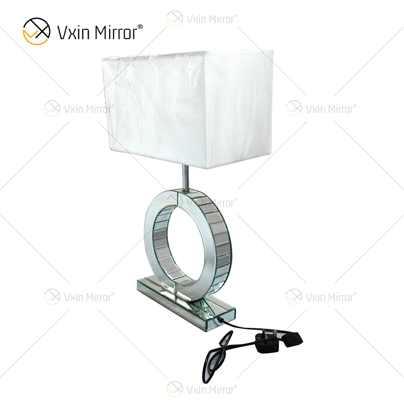 Fuente de fábrica WXT-005 Lámpara de mesa de plata moderna para lámpara de espejo de dormitorio