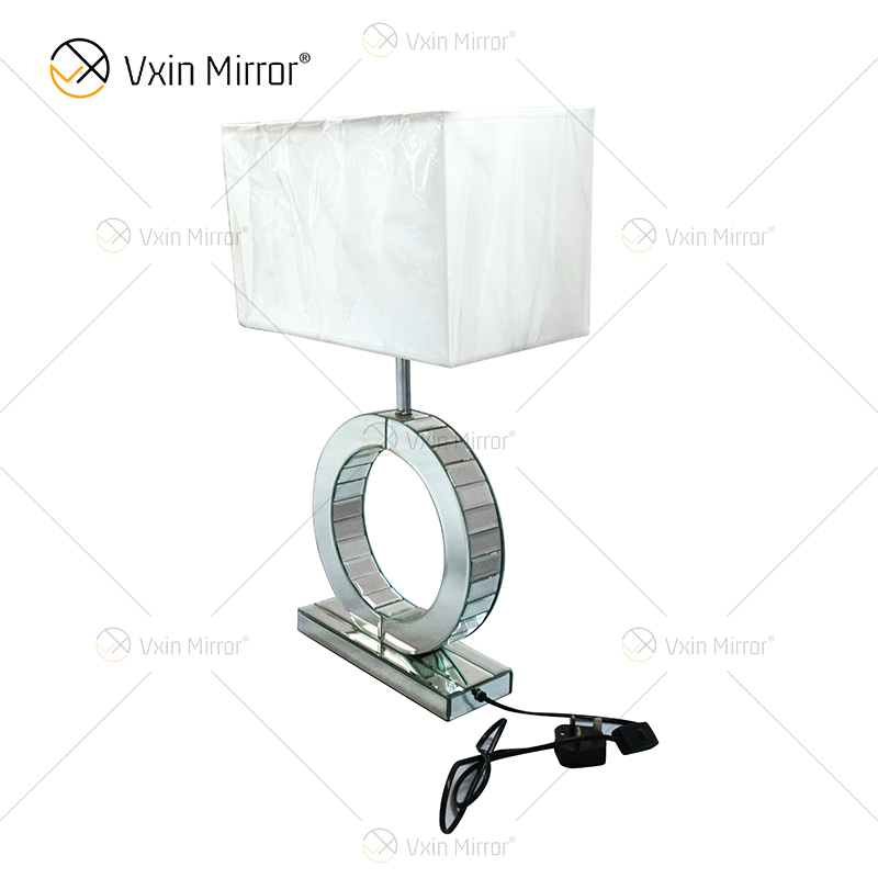 Fuente de fábrica WXT-005 Lámpara de mesa de plata moderna para lámpara de espejo de dormitorio