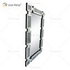 Rectángulo Nuevo diseño Vxin WXM-1149 Decoración de pared Plata Diamante triturado Espejo colgante de pared Espejo de pared