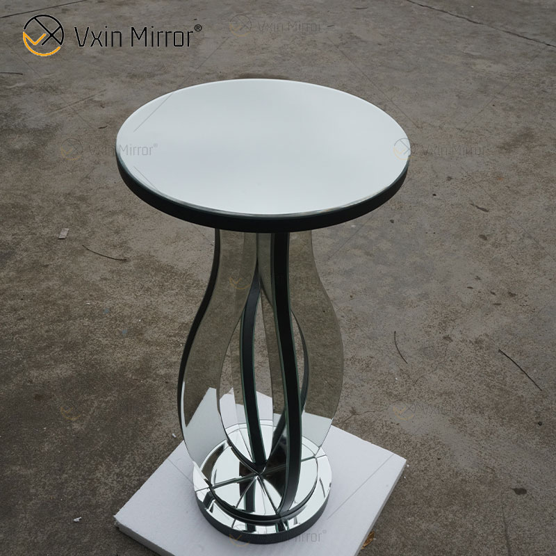Sofás de mesita de noche con espejo moderno personalizado, mesas laterales para muebles para el hogar WXF-1189