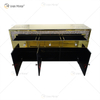 Decoración de lujo WXF-099 Gabinete de armario de diamantes machacados con espejo dorado con cajones Muti