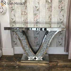 VXin Miorror WXWF-515 Precio justo Elegante estilo francés Barato Mesa de consola con espejo Demilune Barato